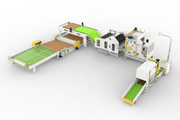 HJBR-1230*1850 Quilts Produktionslinie