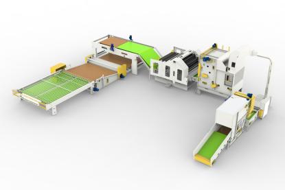 HJBR-1230*1850 Quilts Produktionslinie